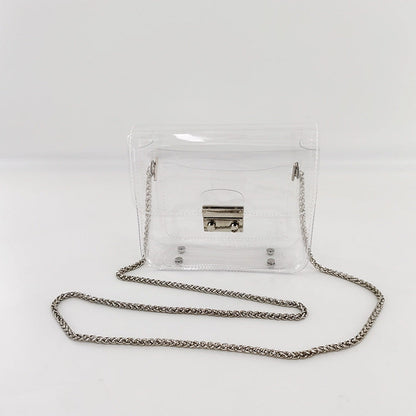 Jelly Transparent Wrapped PVC Chain Bag