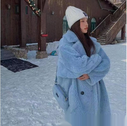 Fashionable And Stylish Faux Shearling Coat