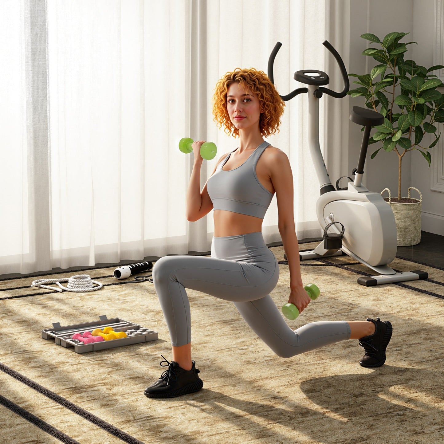 6Kg Dumbbell Set for Home Gym Workout - Fitness Weight Set for Men and Women