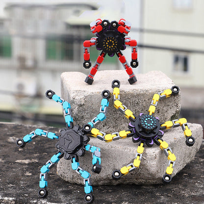 Deformed Fidget Spinner Chain Toys For Children Antistress Hand Spinner Vent Toys Stress Relief Sensory Gyro Gift