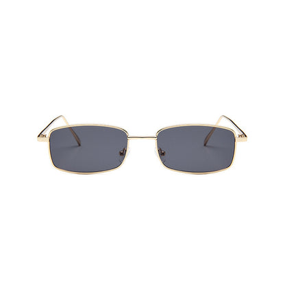 Retro Small Box Square Metal Glasses