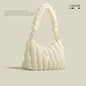 High-grade Plush Underarm Bag Women's Large Capacity Shoulder