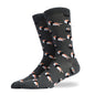 Fashion Creative Hamburger Pizza Alien Men Socks Cute Series