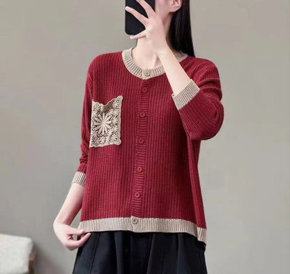 New Casual Outerwear Long-sleeve Cardigan Sweater