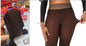 One-line True See-through Leggings Fleece-lined Warm Women's Outer Wear Pantyhose