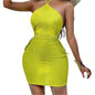 Sexy Halter Neck BodyconStyle Mini Dress