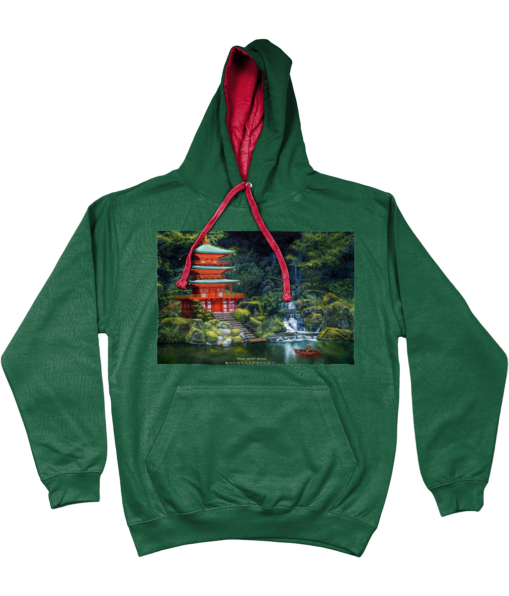 ASLAN Hoodie two tone-Grey Various Colours and Sizes