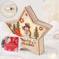 Christmas Decorations Made of Wood and Trees