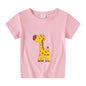 Children's Short Sleeve Boys And Girls T-shirt Cartoon Half Sleeve Top