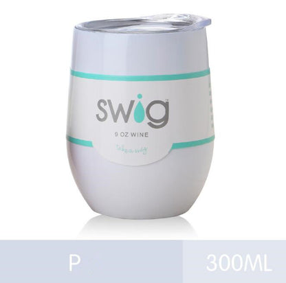hot drink cups 9 унц. the egg in the form of a 304 stainless steel drink Tumber mug lid wine beer vacuum thermos cup