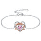 Ornament Heart-shaped Rose Bracelet Mother's Day Gift