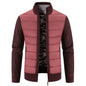 Men's Cardigan Sweater Stand Collar Sweater Coat