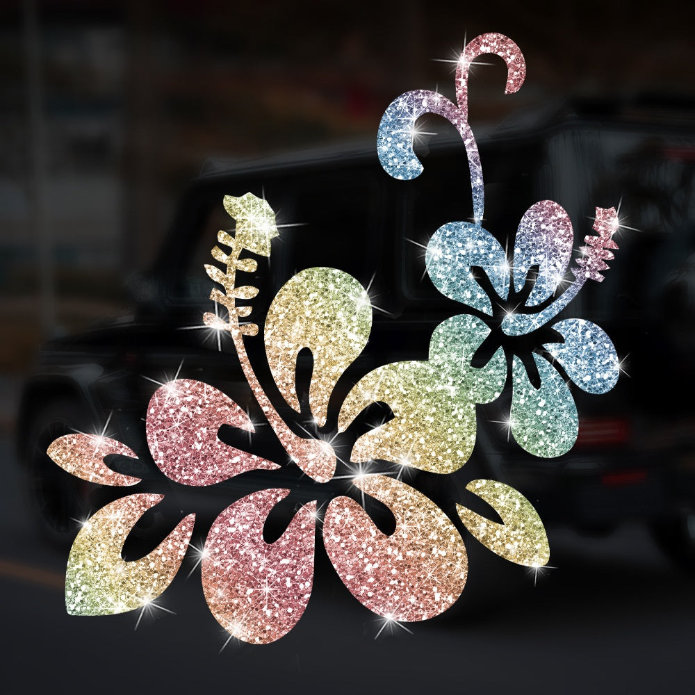Cartoon Shiny African Woman Automobile Sticker