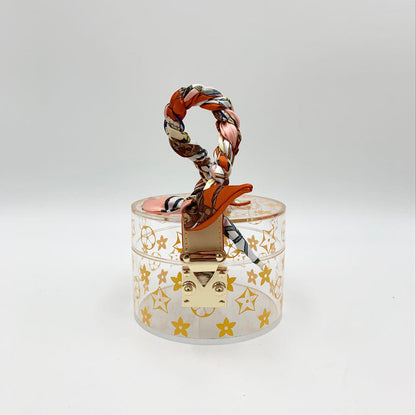 New summer round box transparent bag