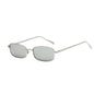 Retro Small Box Square Metal Glasses