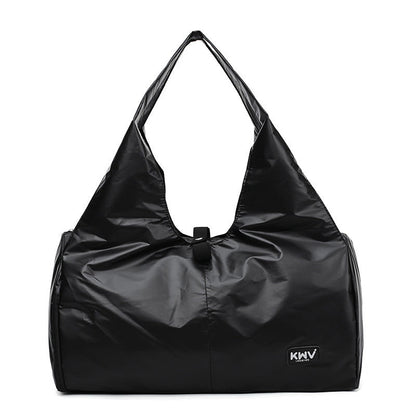 Solid color large capacity wear-resistant travel bag