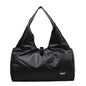 Solid color large capacity wear-resistant travel bag