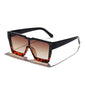 New European And American Personalized Large Rim Sunglasses One-piece Lens Ins Style Sports Goggles