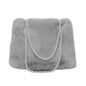 Women's Fashion Large Capacity Pearl Plush One-shoulder Crossbody Bag