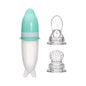 Rice Cereal Spoon Milk Bottle Baby Squeeze Feeding Artifact