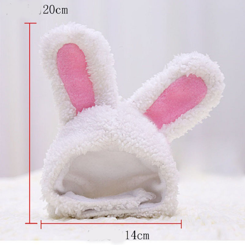 Fashion Warm Rabbit Ears Pet Hat
