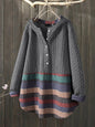Short Coat Ethnic Style Printed Long-sleeved Mid-length Women's Coat