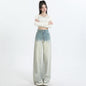 Gradient Design Straight-leg Pants Wide Leg Women's Clothing