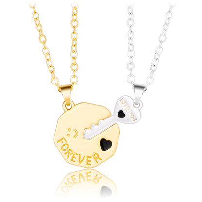 Heart Letter Necklace Simple Niche Valentine's Day Gift