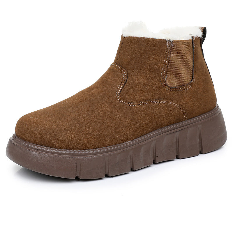 Shoes Women Winter New Ladies Fleece Lined Thick