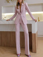 Carmine Pink Formal And Fashionable 2-Piece Suit