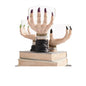 Broomstick Snack Bowl Stand Witch Hands Snack Bowl Halloween Pumpkin Snack Bowl Stand Halloween Party Creative Snack Basket