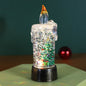 Christmas Decorations Candle Light Scene Layout