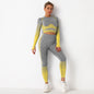 Peach knit quick-drying yoga pants