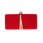 Ou Meimei holding a hard box small square bag dinner bag