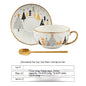 Ins Christmas Ceramic Cup Dish Kitchen Gadgets