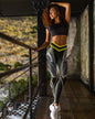 Fashion Spider Web Print Leggings For Women No See-Through Tummy Control Soft Yoga Pants Womens Workout Athletic Running Leggings