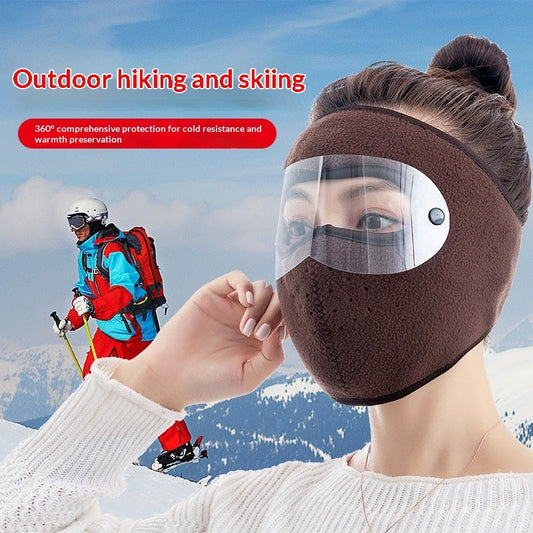 Women's Thickened Dust-Proof Neck-and-Ear-Protecting Winter Cycling Mask