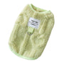 Autumn And Winter Dog Clothes Can Pull Simple Solid Color Two-legged Down Jacket Cat Warm Vest Pet Clothing