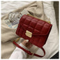 Winter texture one-shoulder diagonal small square bag