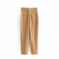 Summer New Style Simple And Fashionable Long Pants With Belt