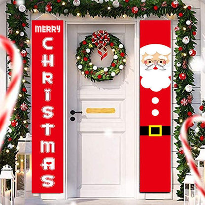 Christmas Couplet Snowman Penguin Holiday Decoration