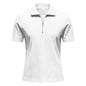 Mens Loose Corduroy Half-Zip Polo Short-Sleeve T-Shirt