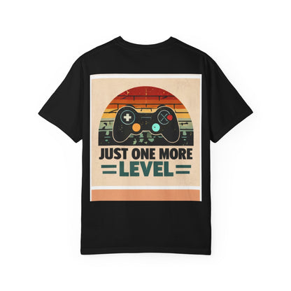 Retro Video Game Controller Just One More Level T-Shirt | Gamer Tee