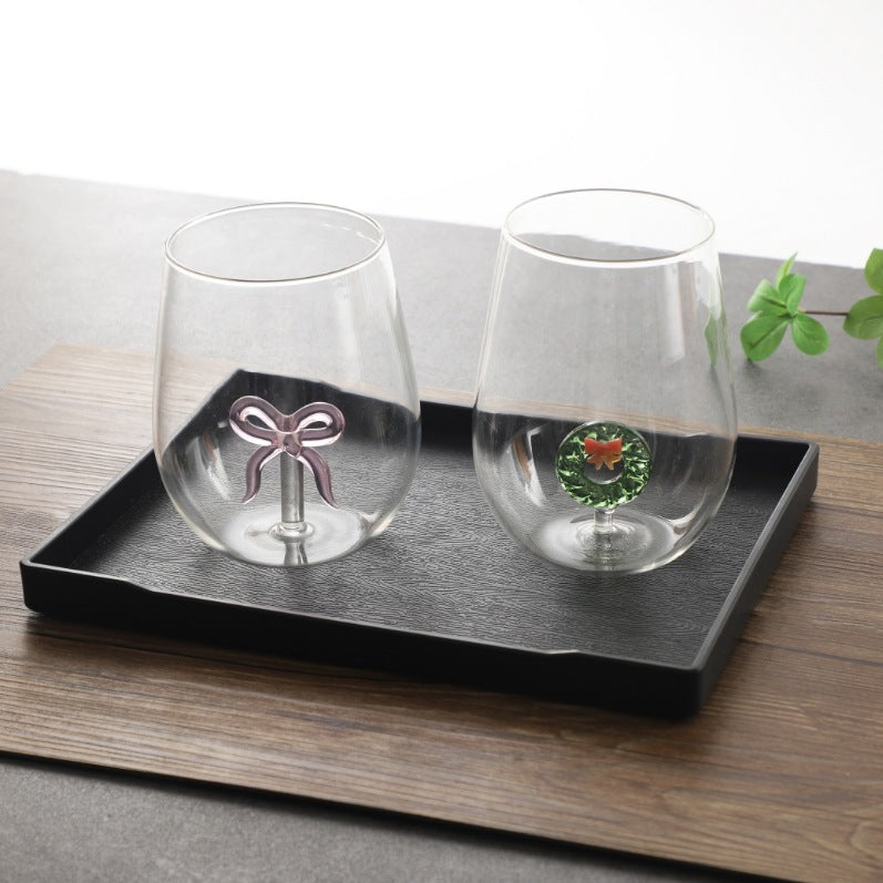 Creative High Borosilicate Glasses Christmas Tree