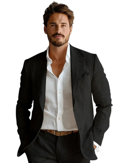 Men's Spring Jacket Business Suit Plus Size British
