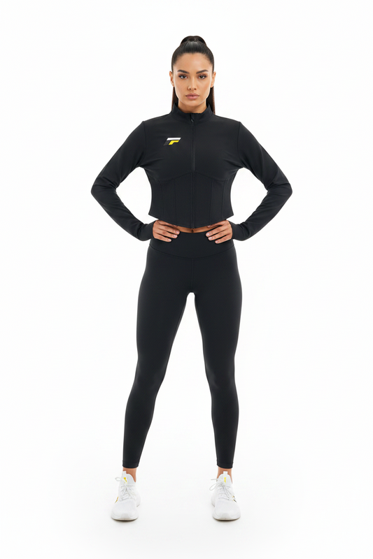 Women's Slim Fit Full-Zip Yoga Jacket