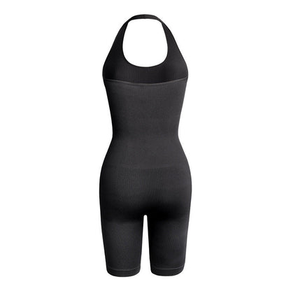 Halter Backless Slim Fit Slimming Sense Of Design Jumpsuit