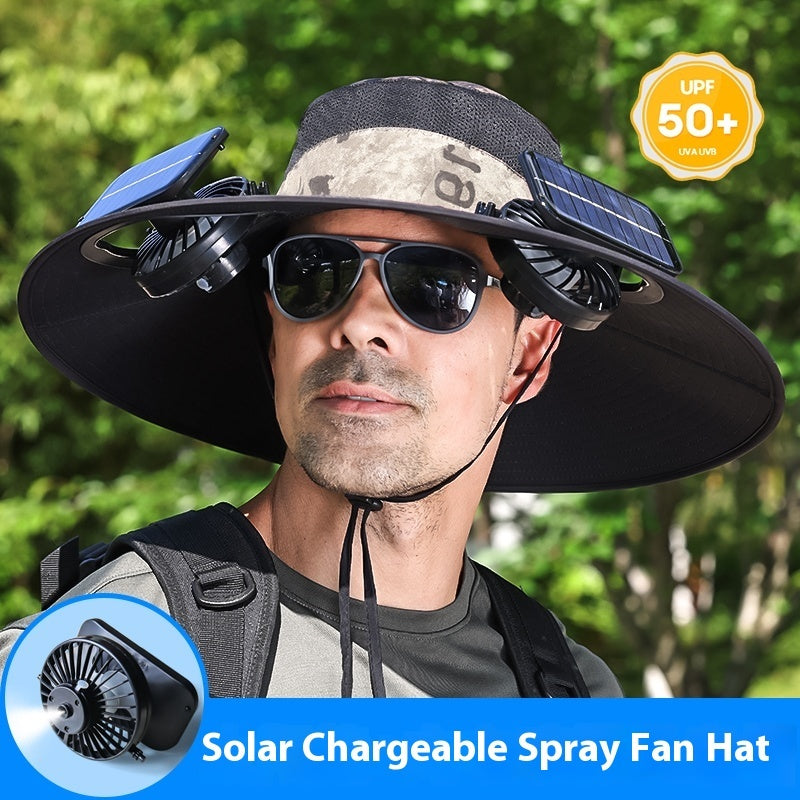 Camouflage Military Green Fan