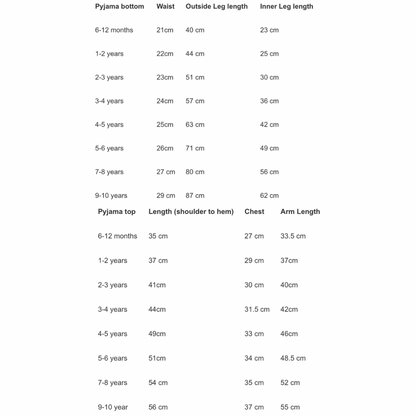 Personalised Stars Pyjamas