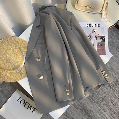 New High-end British Style French Texture Suit Jacket For Women